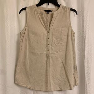Zac & Rachel Sleeveless Button Up